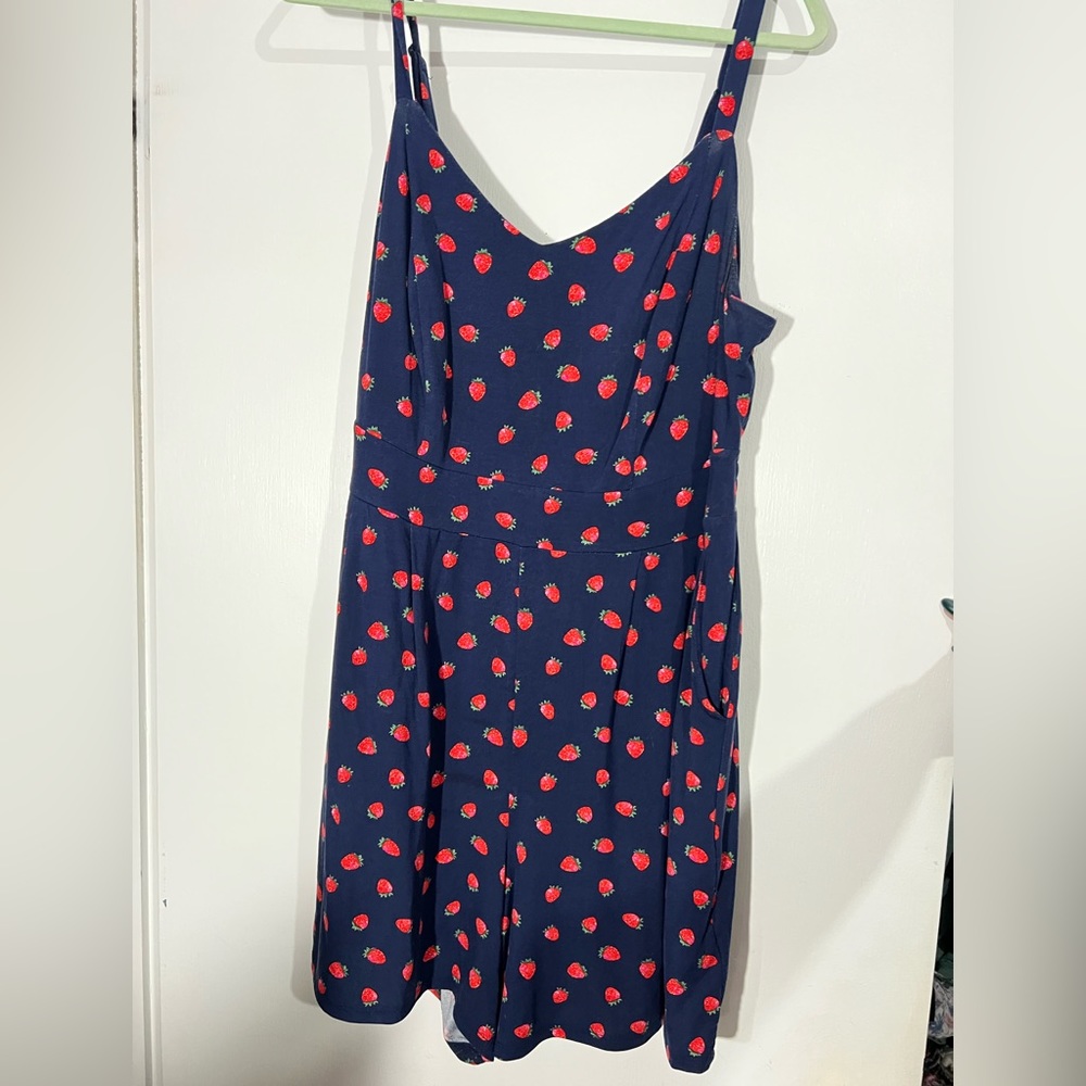 Torrid strawberry romper